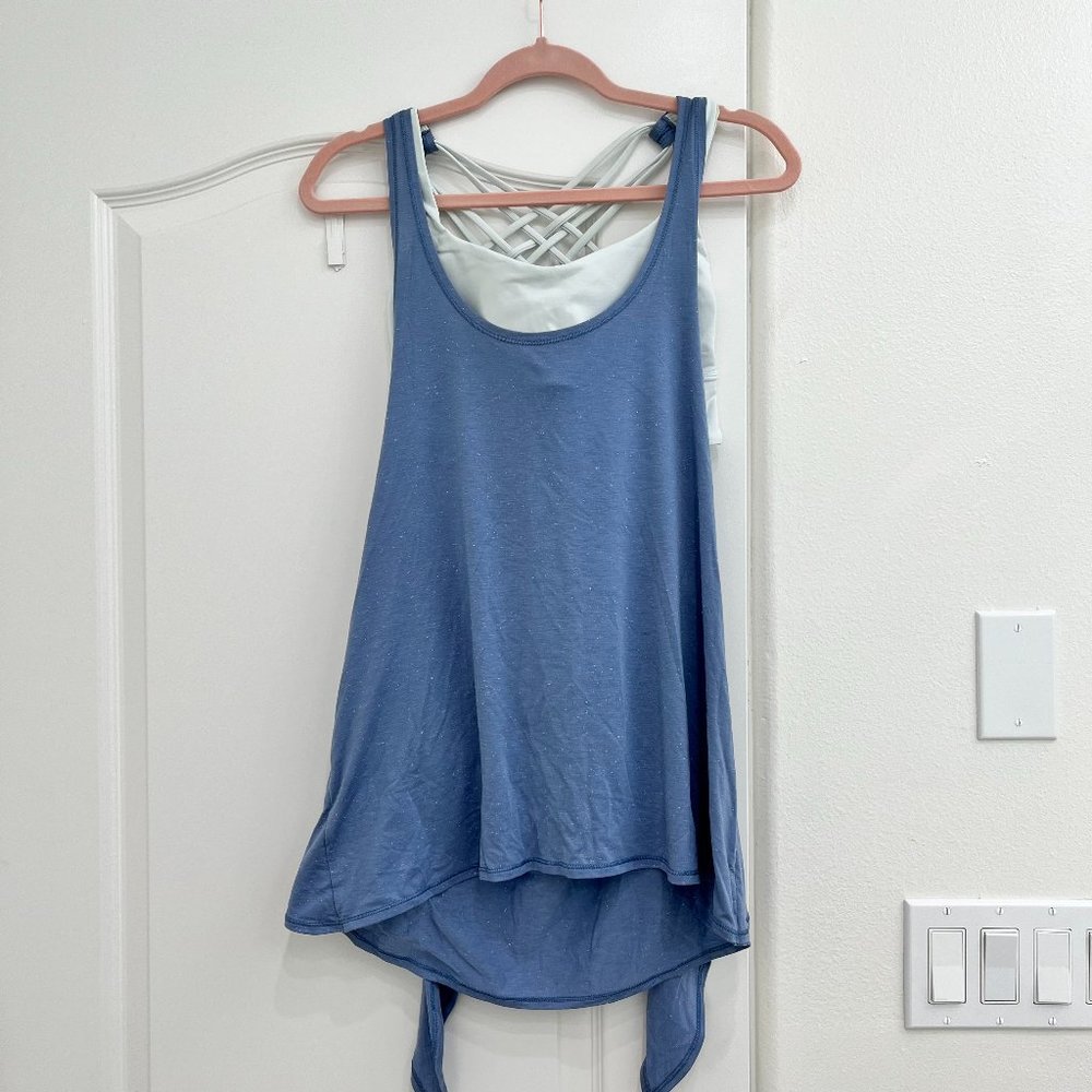 lululemon athletica Blue Tank Top